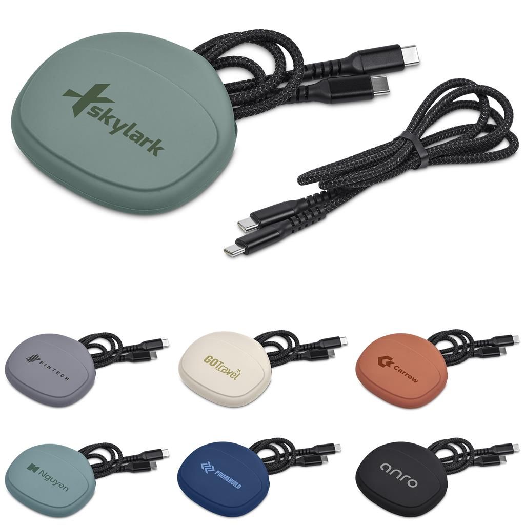 Altitude Jeffin Fast Charge Type-C to Type-C Charging Cable in Pouch