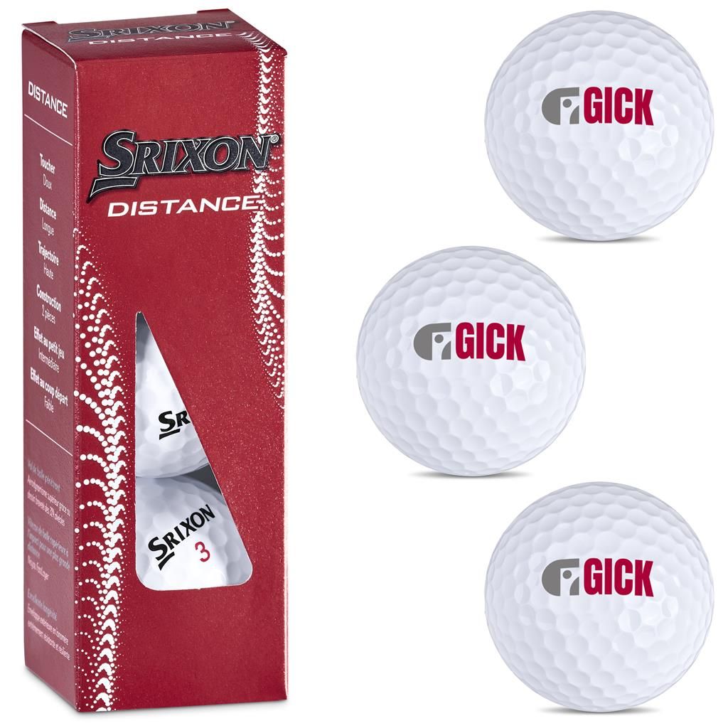 Srixon Distance Golf Balls Sleeve of 3