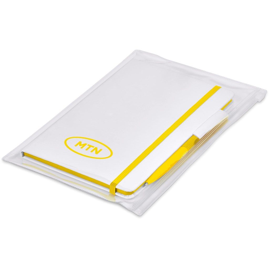 Olson Notebook &amp; Pen Set - Yellow