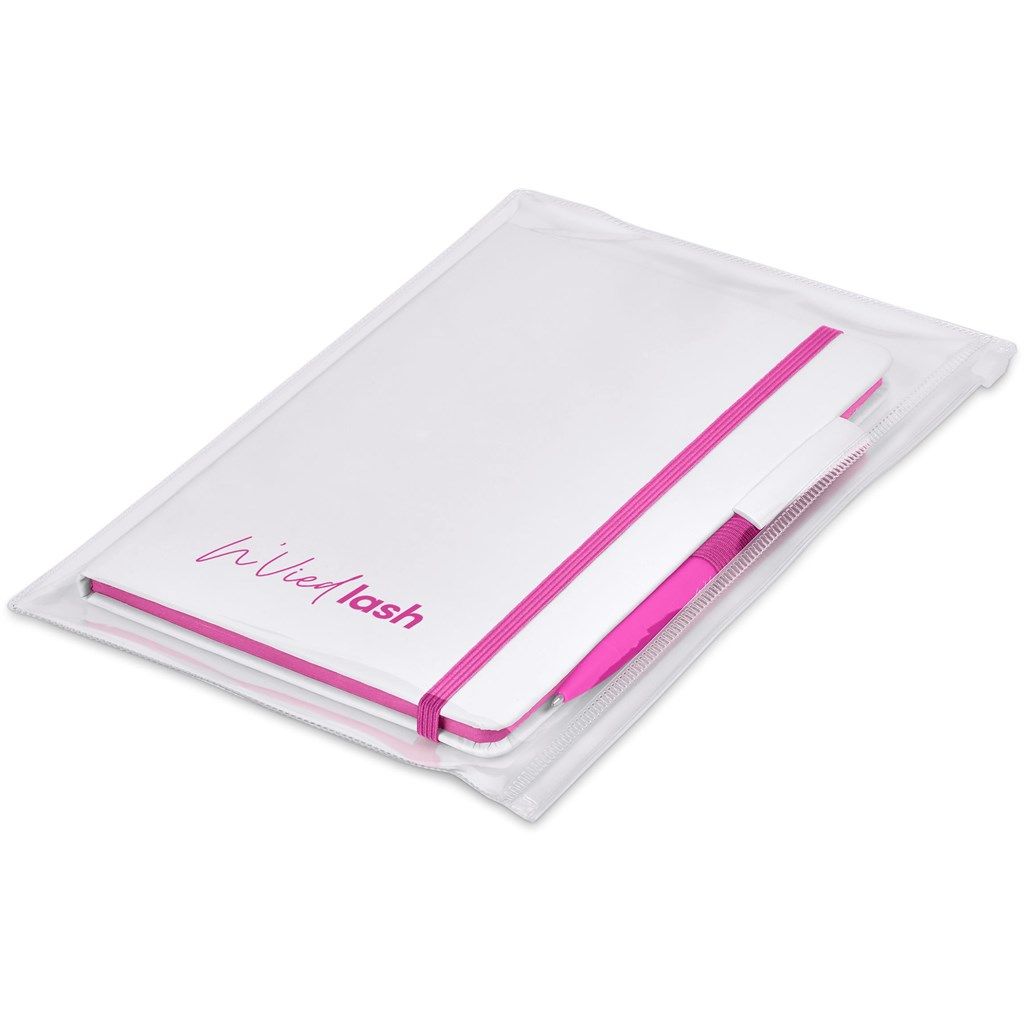 Olson Notebook &amp; Pen Set - Pink