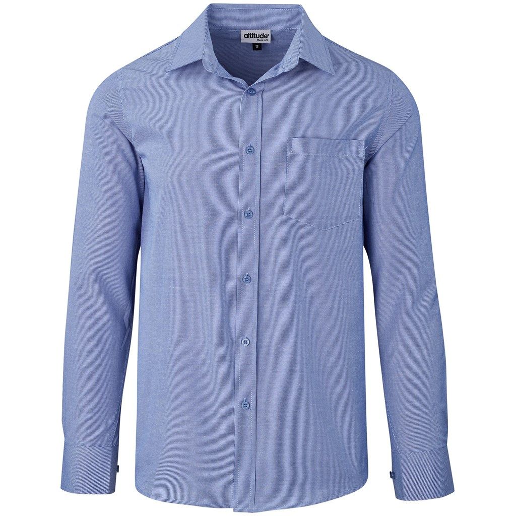 Mens Long Sleeve Northampton Shirt - Royal Blue