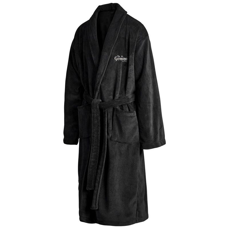 Serendipio Langham Mens Coral Fleece Bathrobe