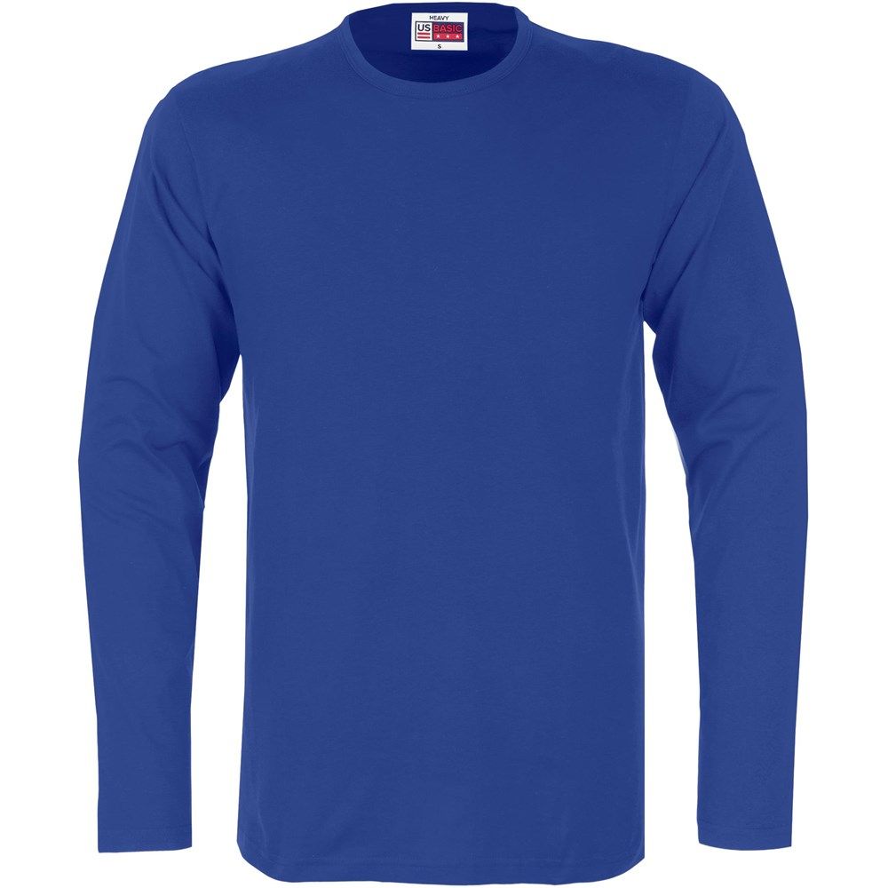 Mens Long Sleeve Portland T-Shirt - Royal Blue