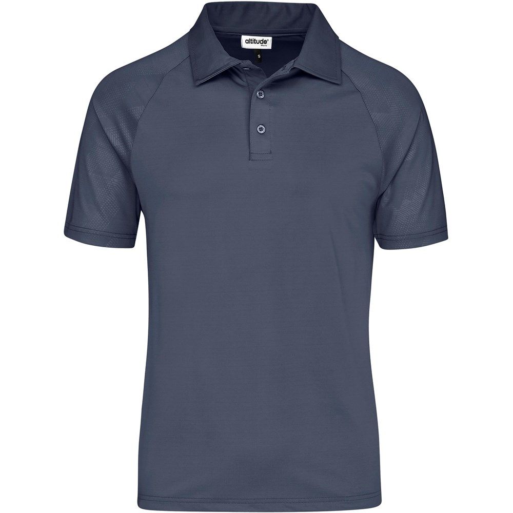 Mens Santorini Golf Shirt - Grey