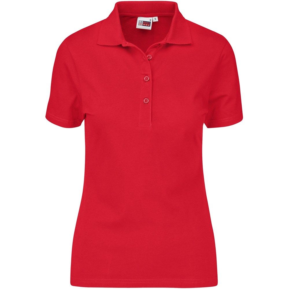 Ladies Cardinal Golf Shirt - Red