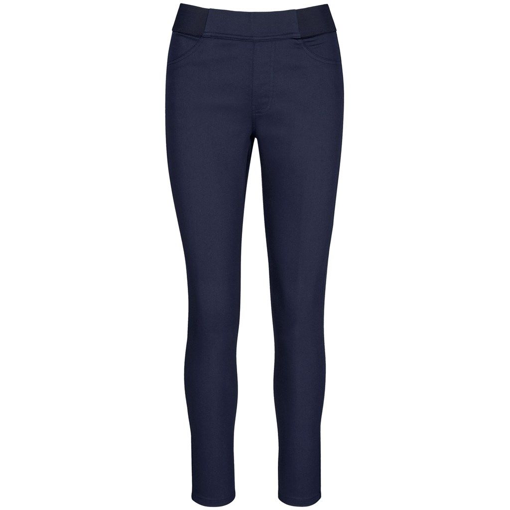 Ladies Sasha Stretch Pants - Navy