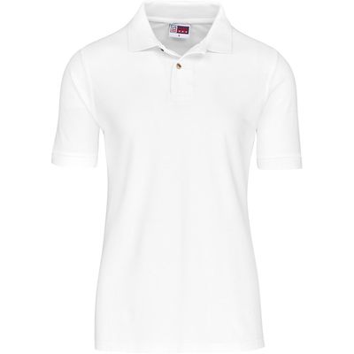 Mens Boston Golf Shirt - White