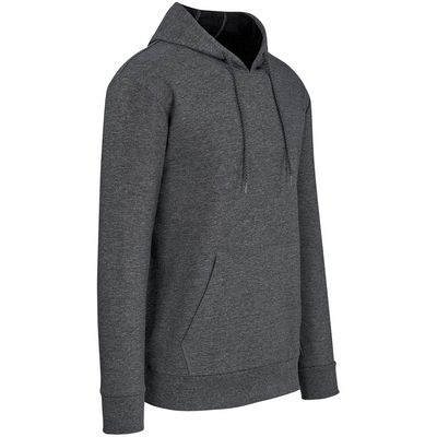 Mens Omega Hooded Sweater - Charcoal