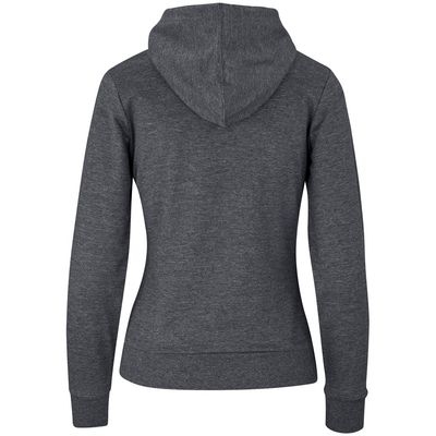 Ladies Omega Hooded Sweater - Charcoal