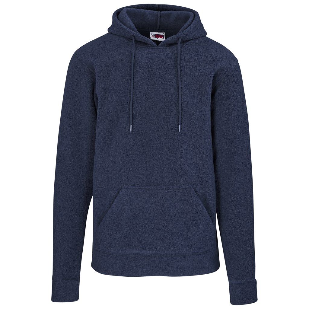 Mens Dawson Polar Fleece Hooded Sweater - Navy