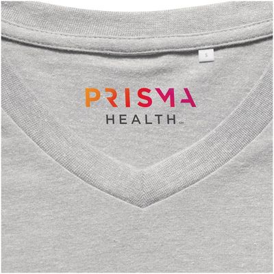 Mens Michigan Melange V-Neck T-Shirt - Grey