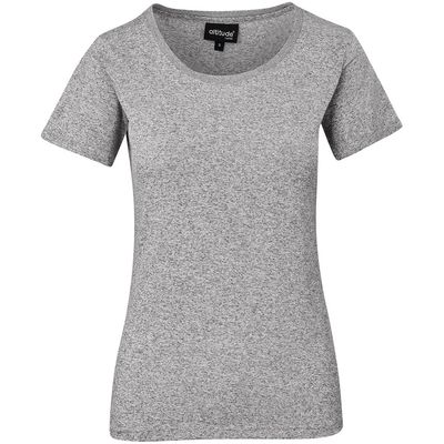 Ladies Oregon Melange T-Shirt - Grey