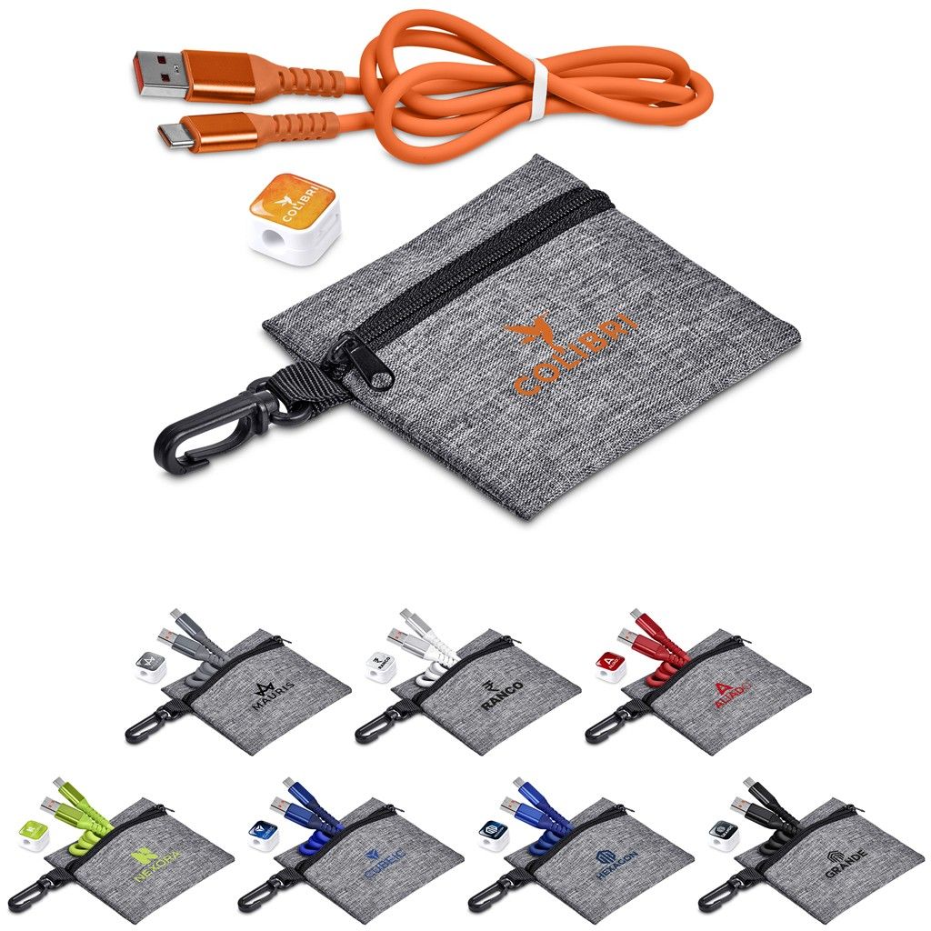 Altitude Tale Charging Cable &amp; Clip in Clip Pouch