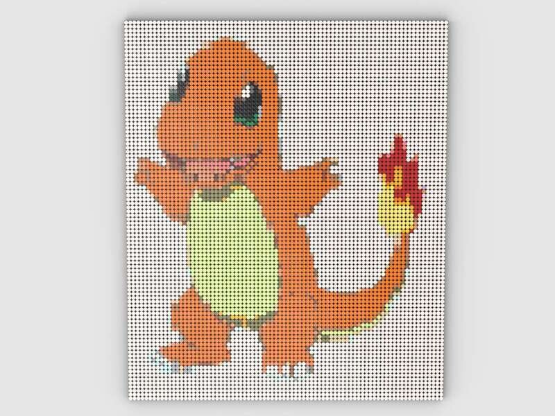 Charmander mosaic