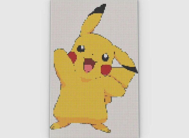 Pikachu mosaic