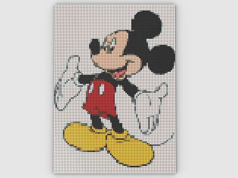 Mickey mosaic