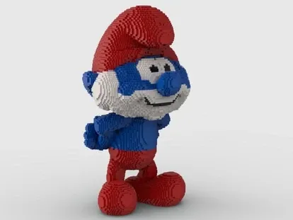 Lego papa smurf