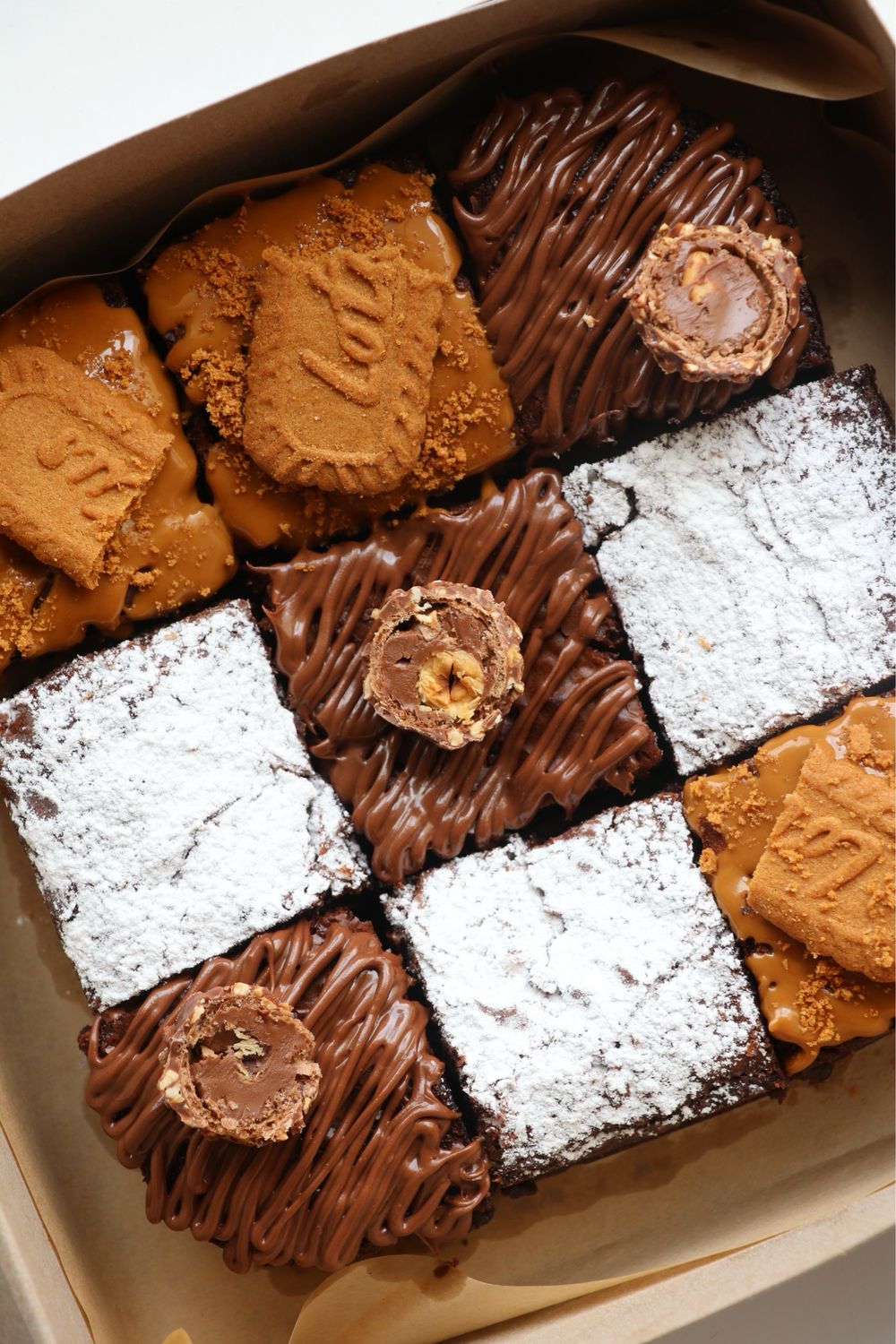 Cajita de brownies