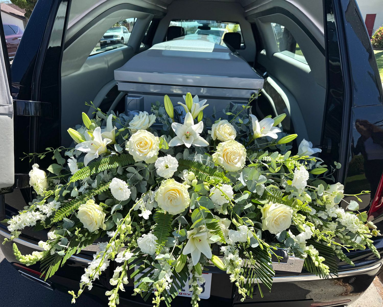 Serenity Casket Spray Full  (shown)
