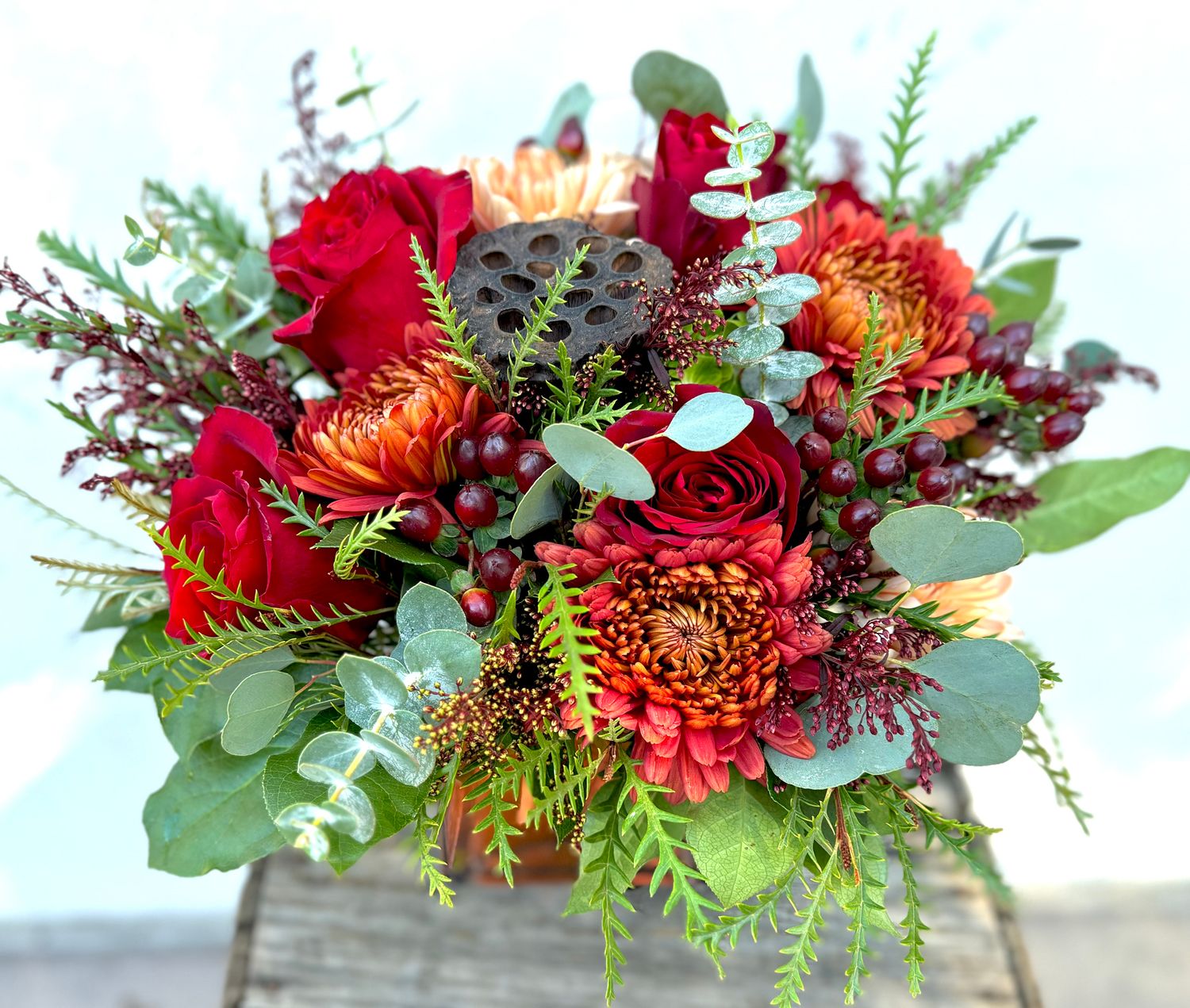 Designers choice Fall wooden box