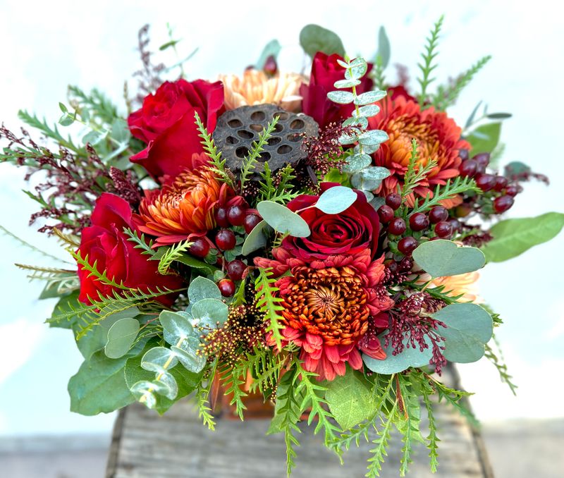 Designers choice Fall wooden box