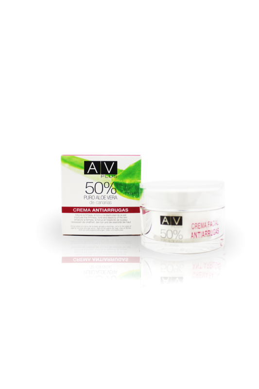 Crema antiarrugas AV PLUS 50% Aloe Vera