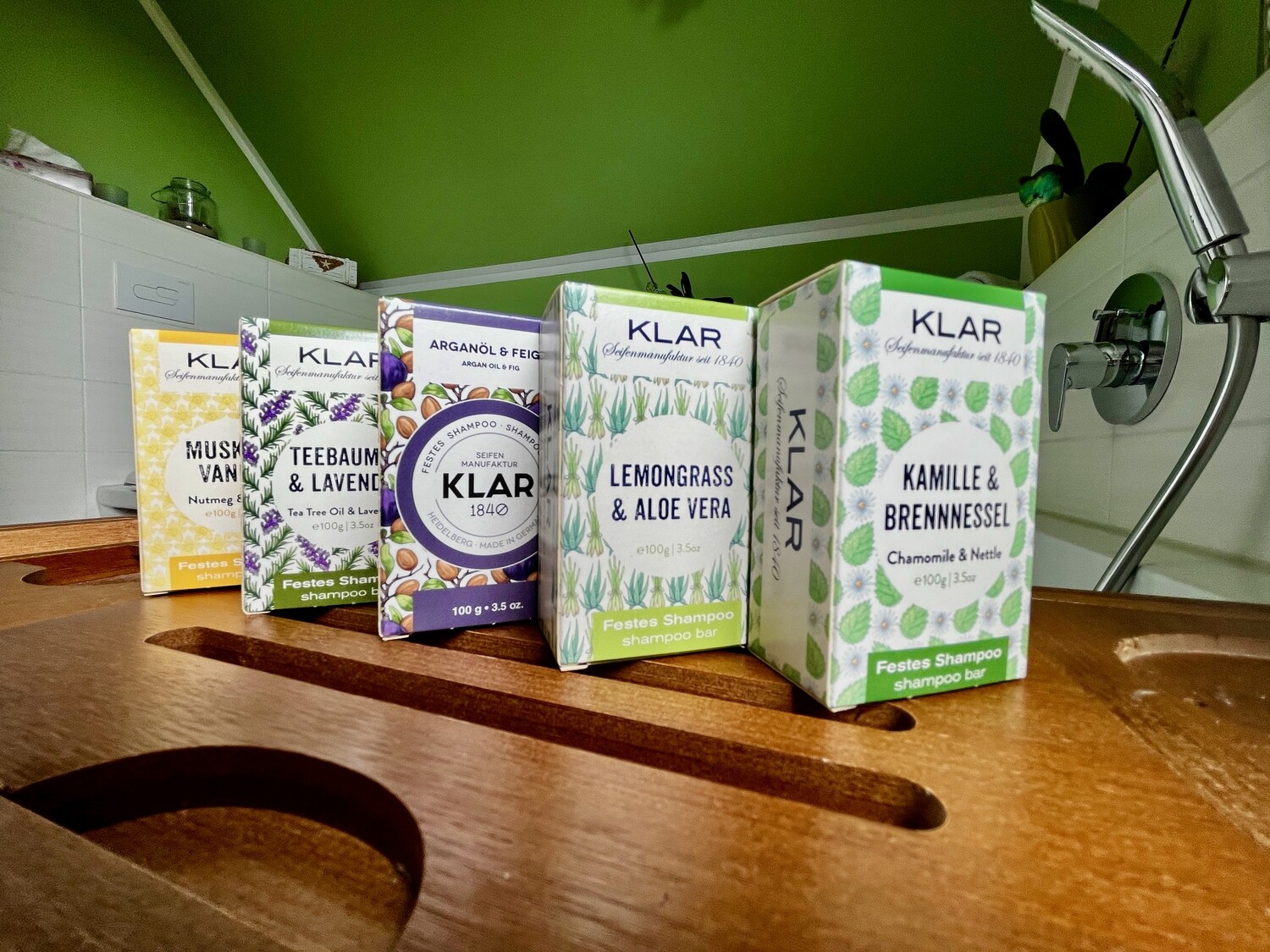 Klar&#39;s festes Shampoo