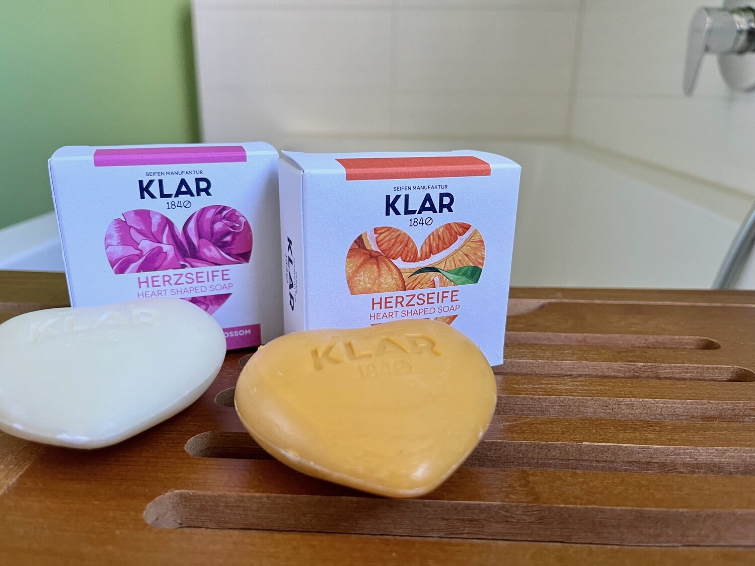 Klar&#39;s Herzseife (klein)