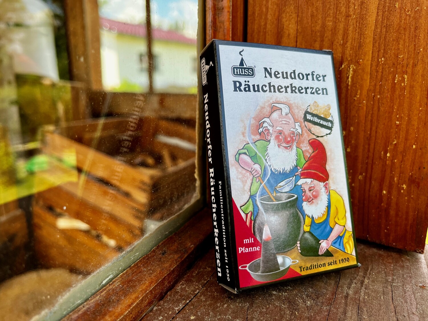 HUSS Neudorfer Räucherkerzen mit Pfannenunterteil