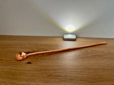 Löffel zum Räuchern aus Kupfer