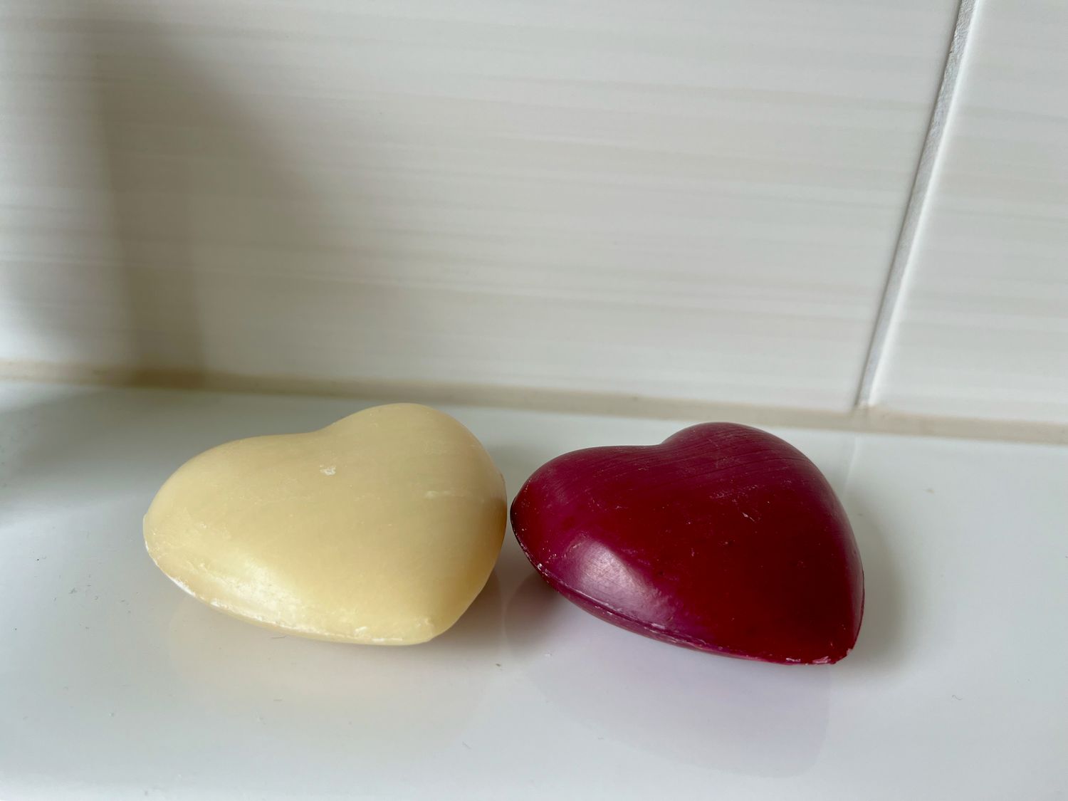 Schafmilchseife in Herzform