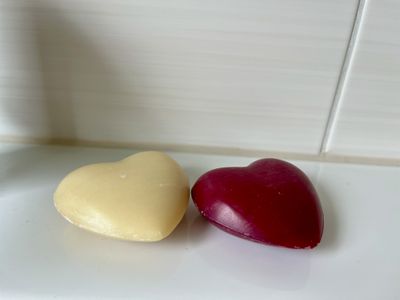 Schafmilchseife in Herzform