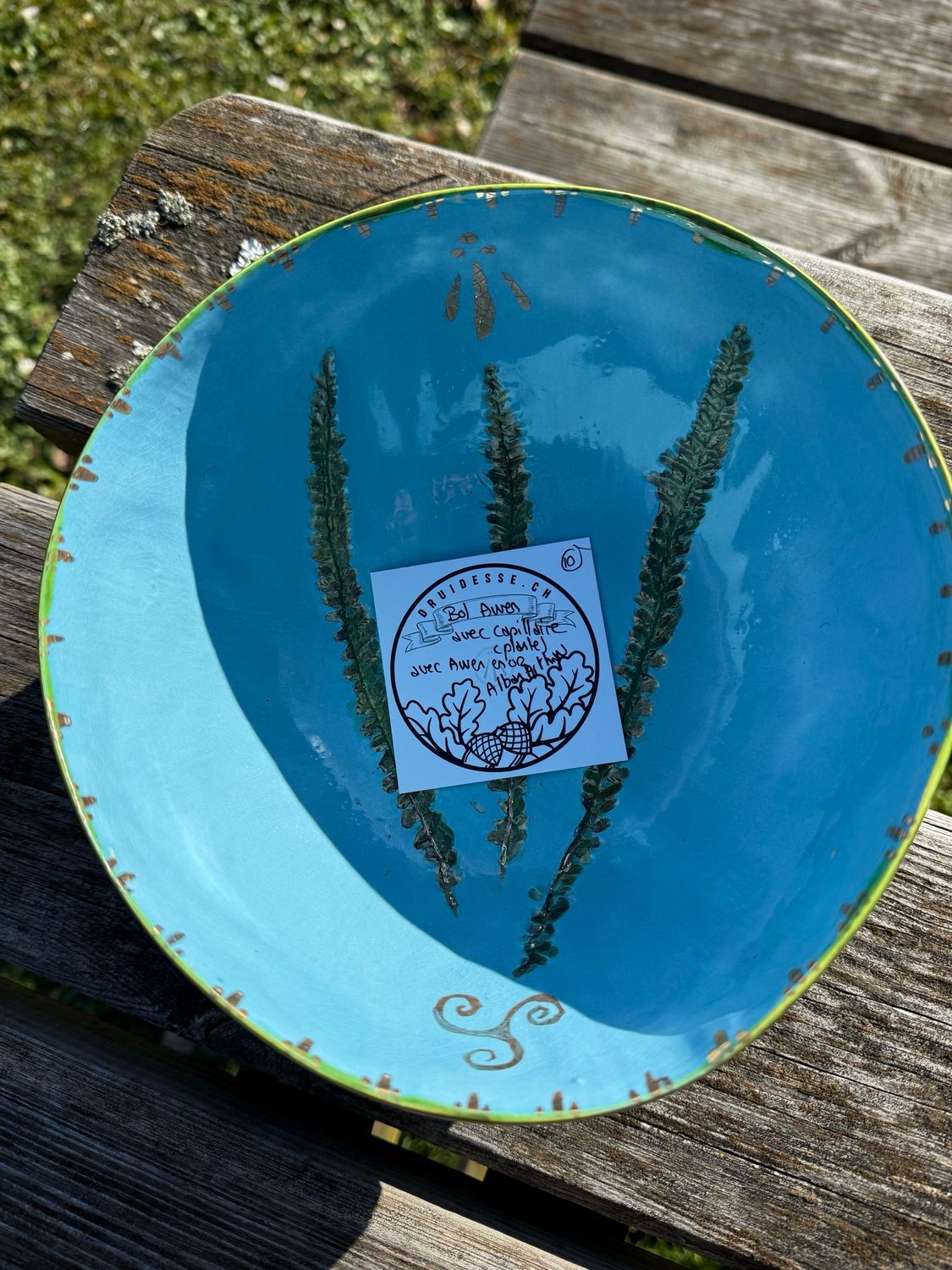 Grand bol avec capillaire Alban Arthan no 10