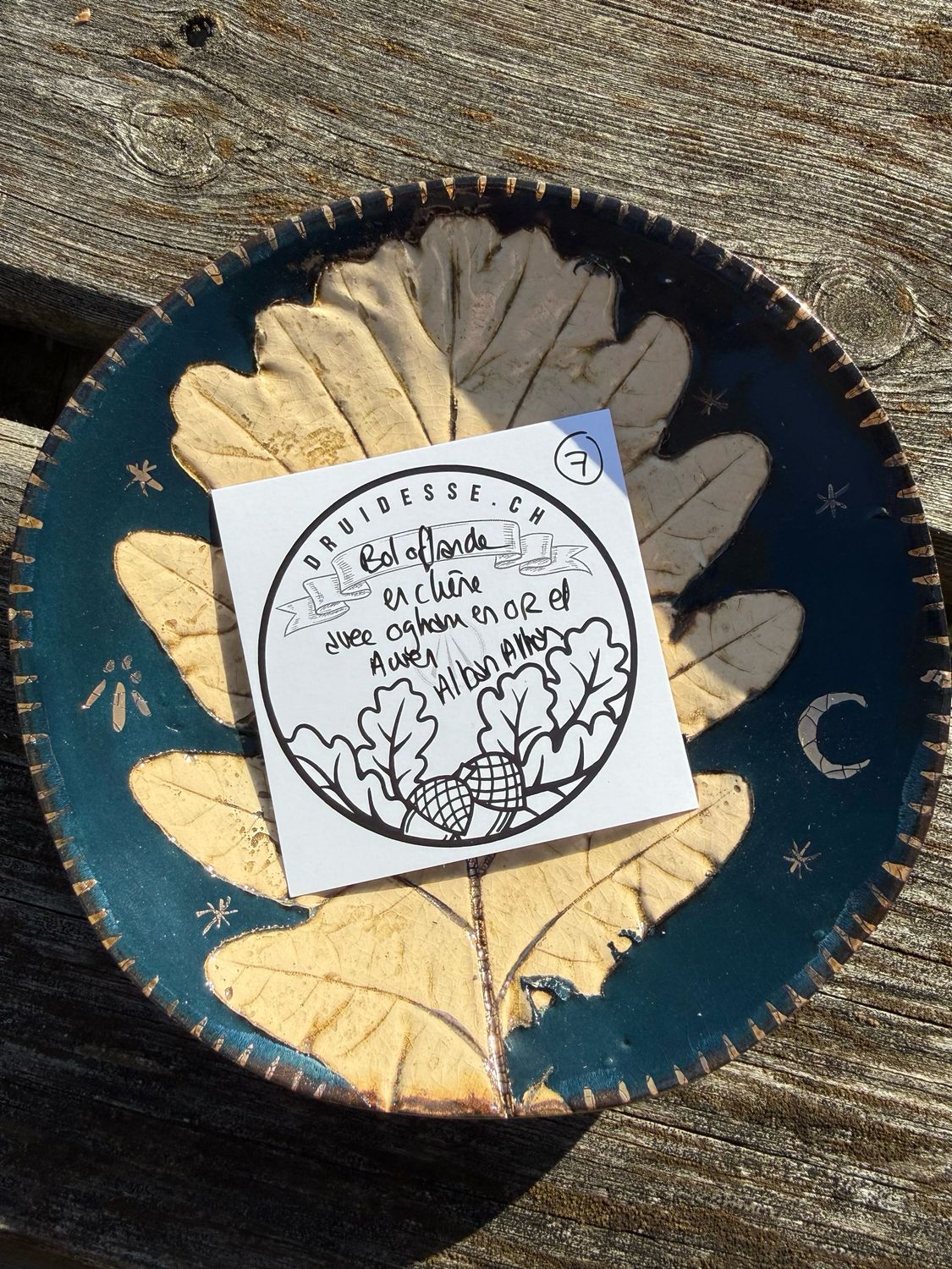 Coupelle chêne Alban Arthan no 7