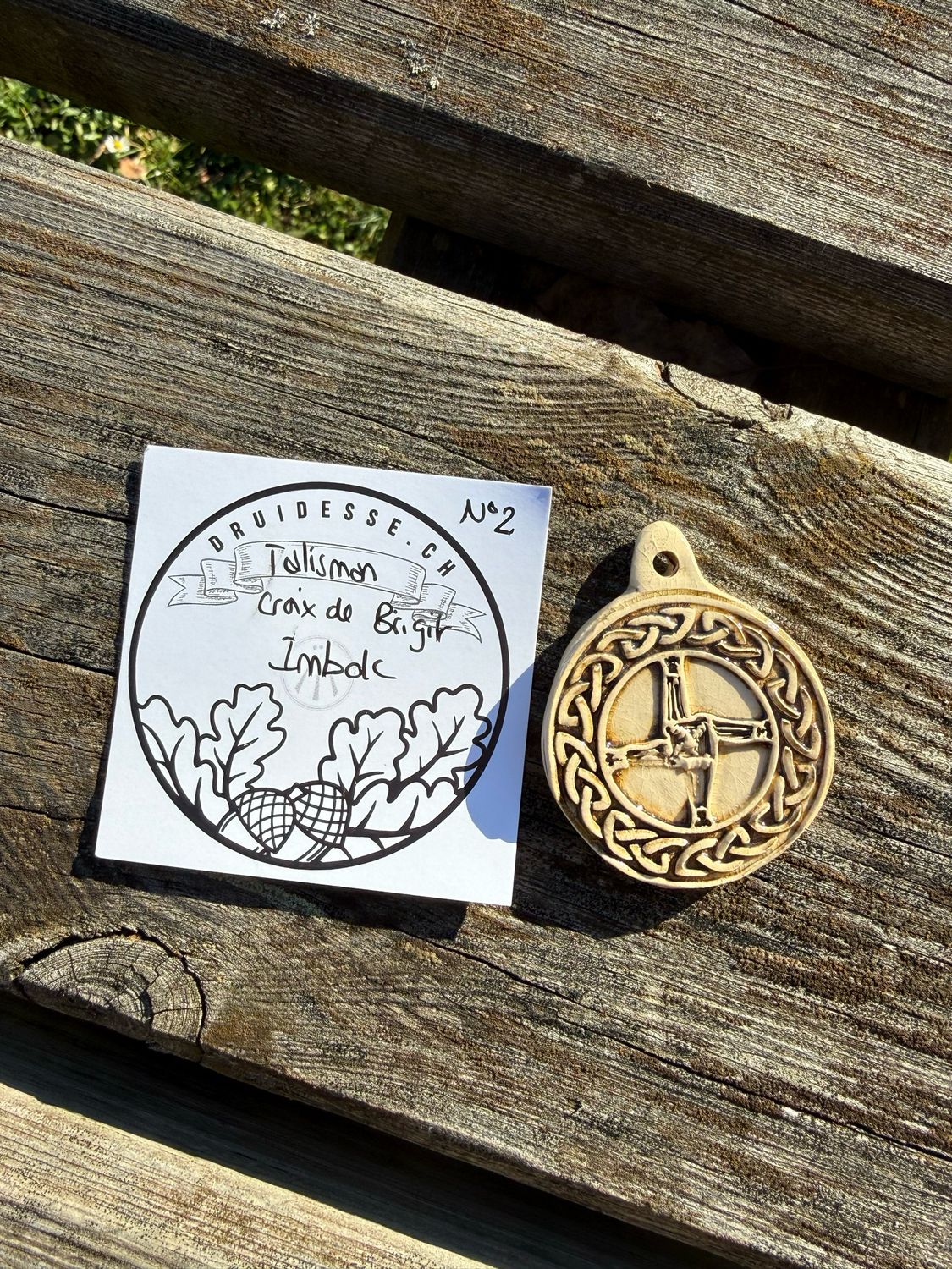 Talisman croix de Brigit Imbolc no 2