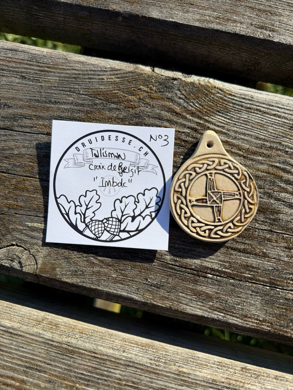 Talisman croix de Brigit  Imbolc no 3