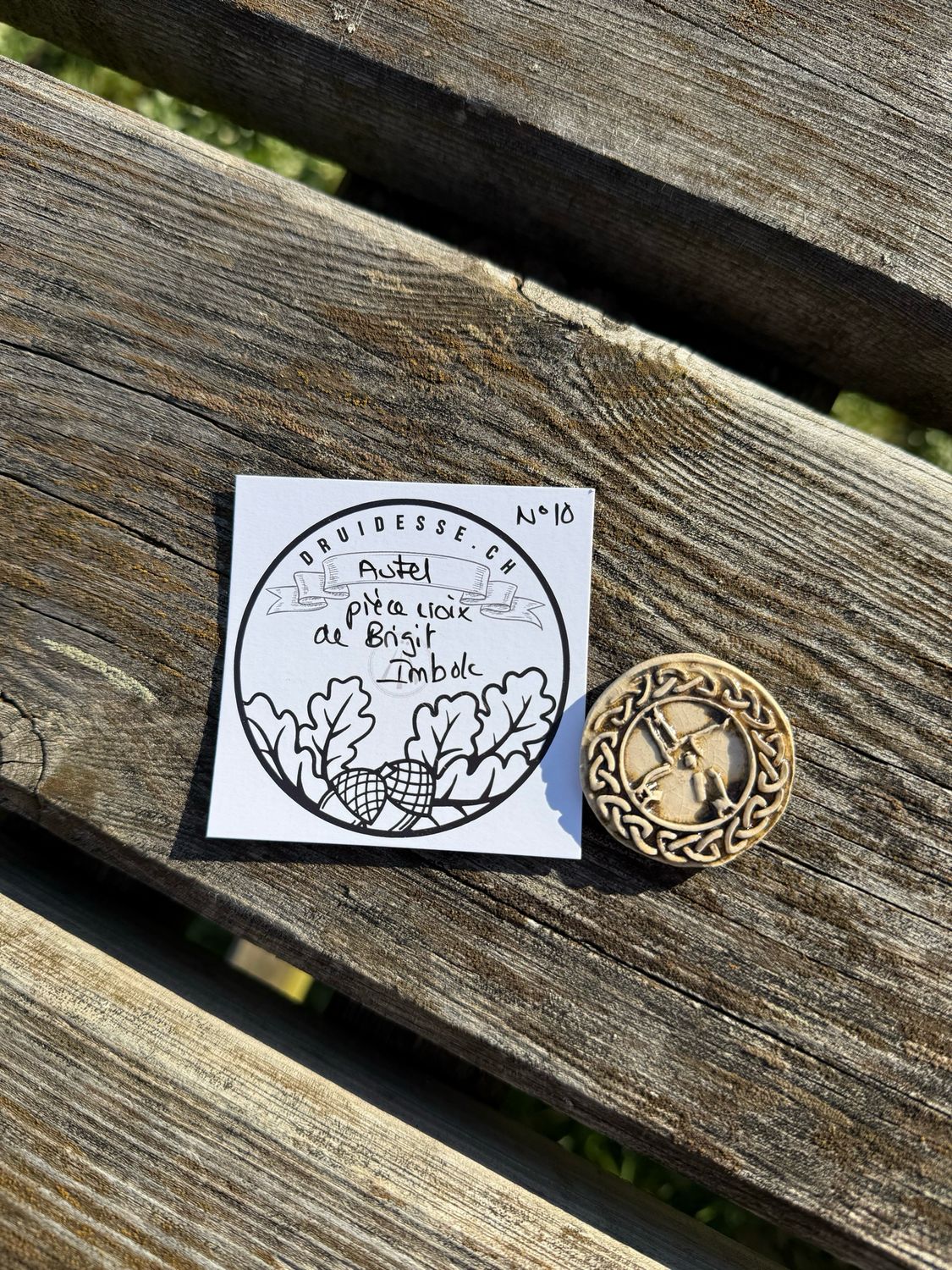 Pièce d’autel croix de Brigit Imbolc no 10