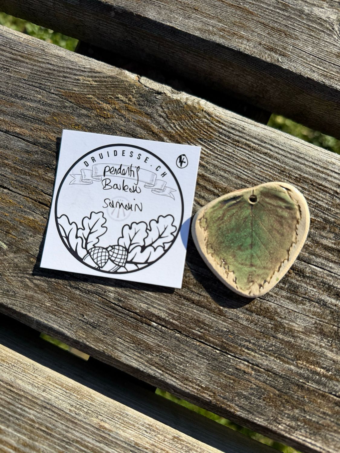 Pendentif bouleau samain no 4