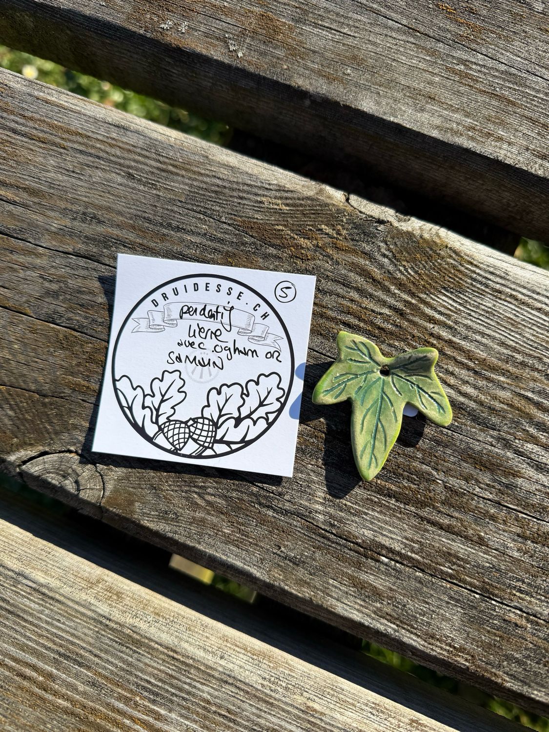 Pendentif lierre samain no 5
