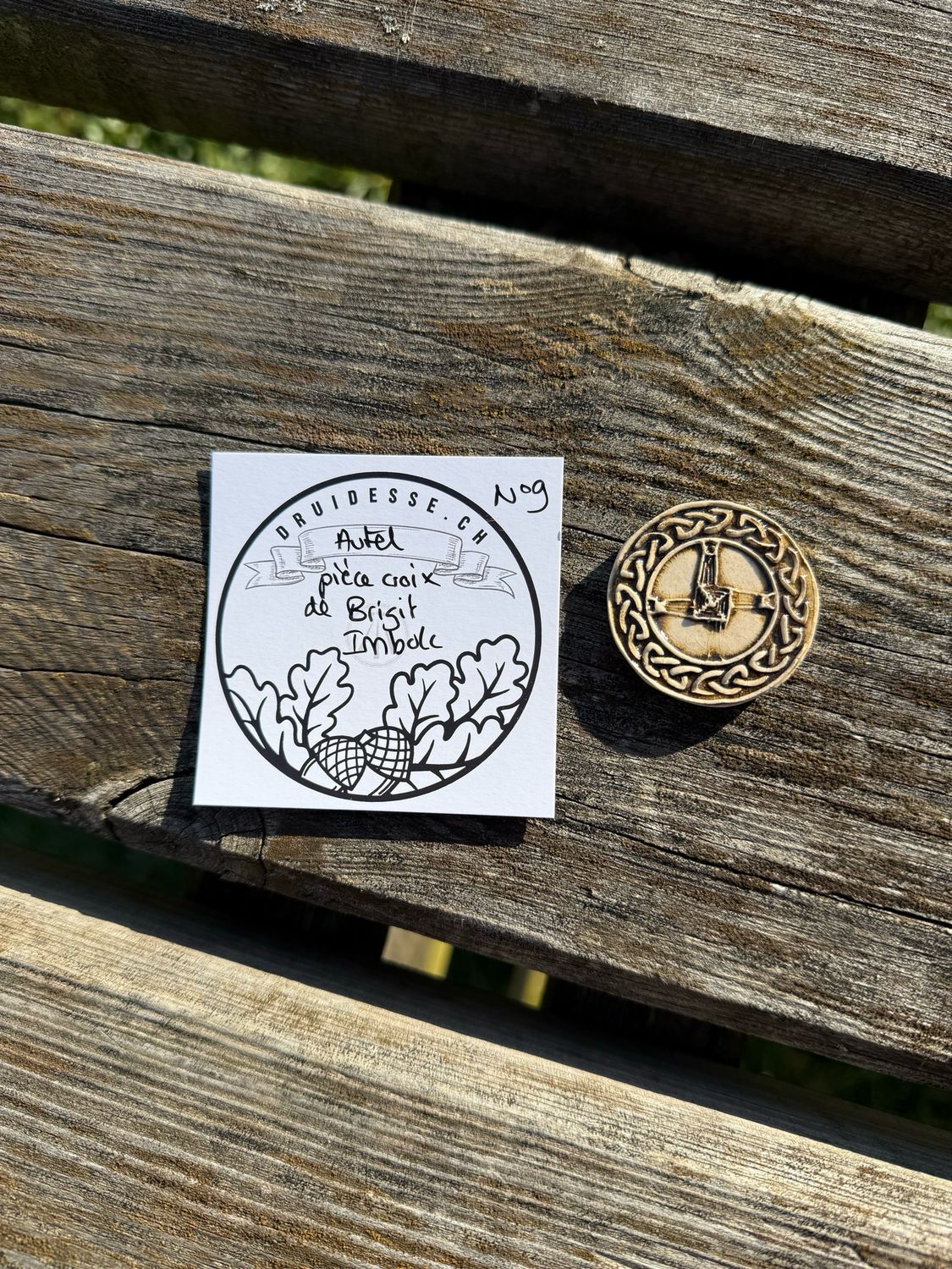 Pièce d’autel croix de Brigit Imbolc no 9