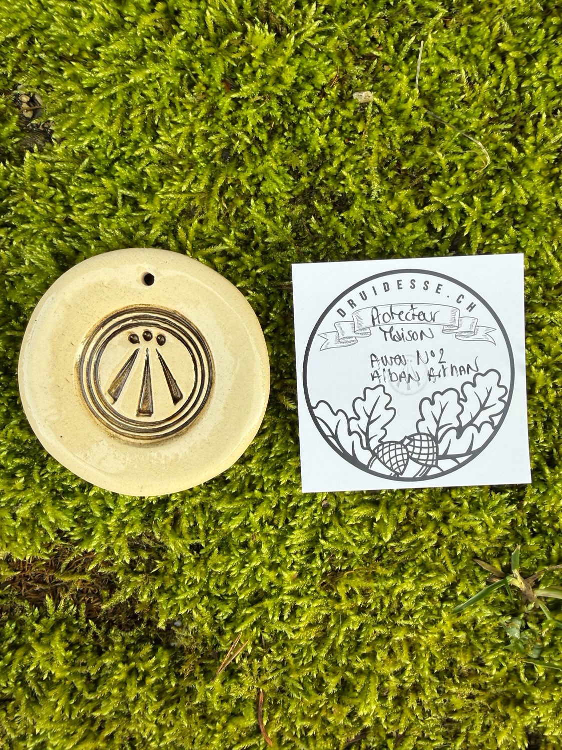 Pendentif harmonisation de maison à accrocher au dessus de l’entrée Awen Alban Arthan no2