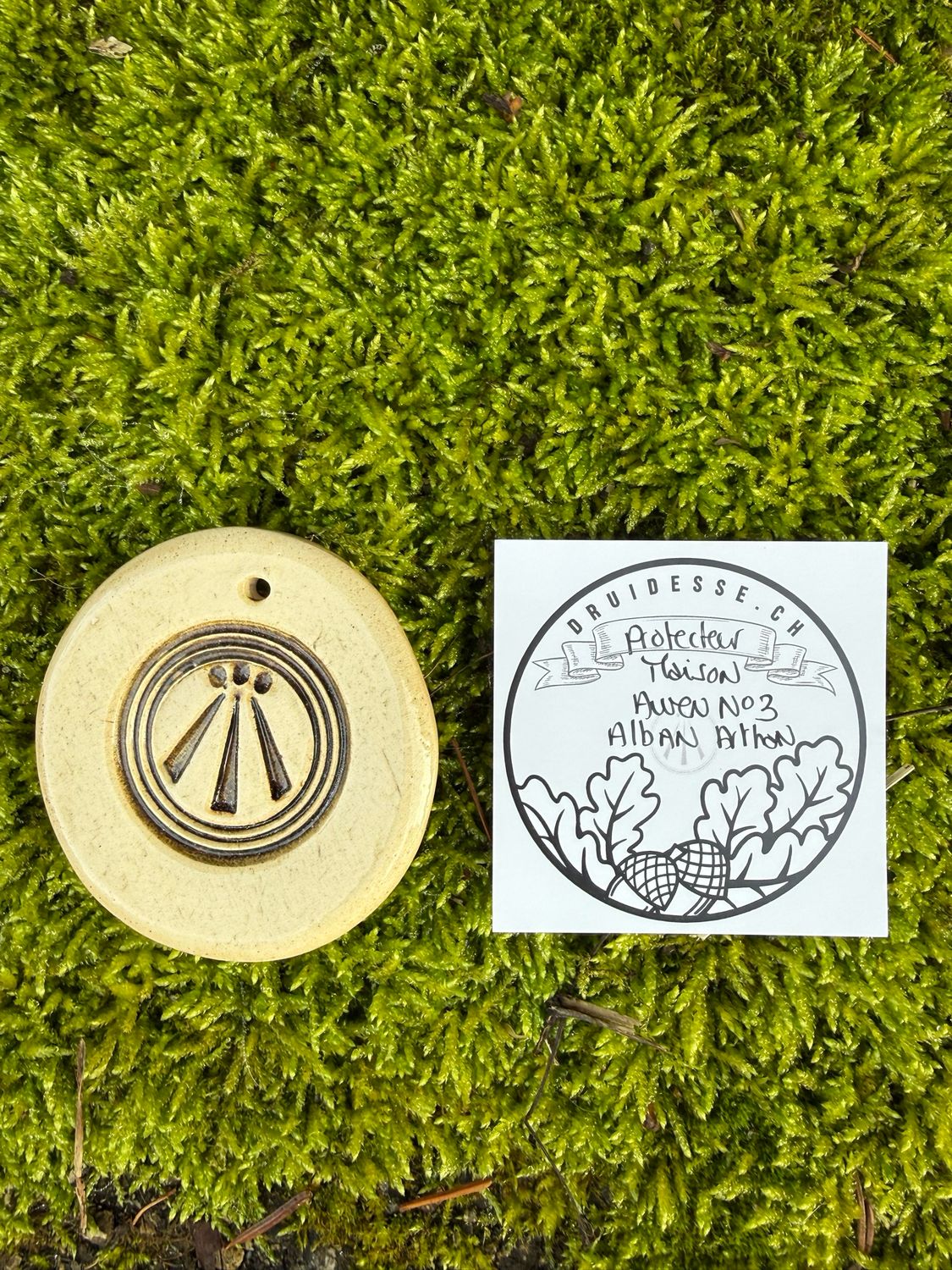 Pendentif harmonisation de maison à accrocher au dessus de l’entrée Awen Alban Arthan no3