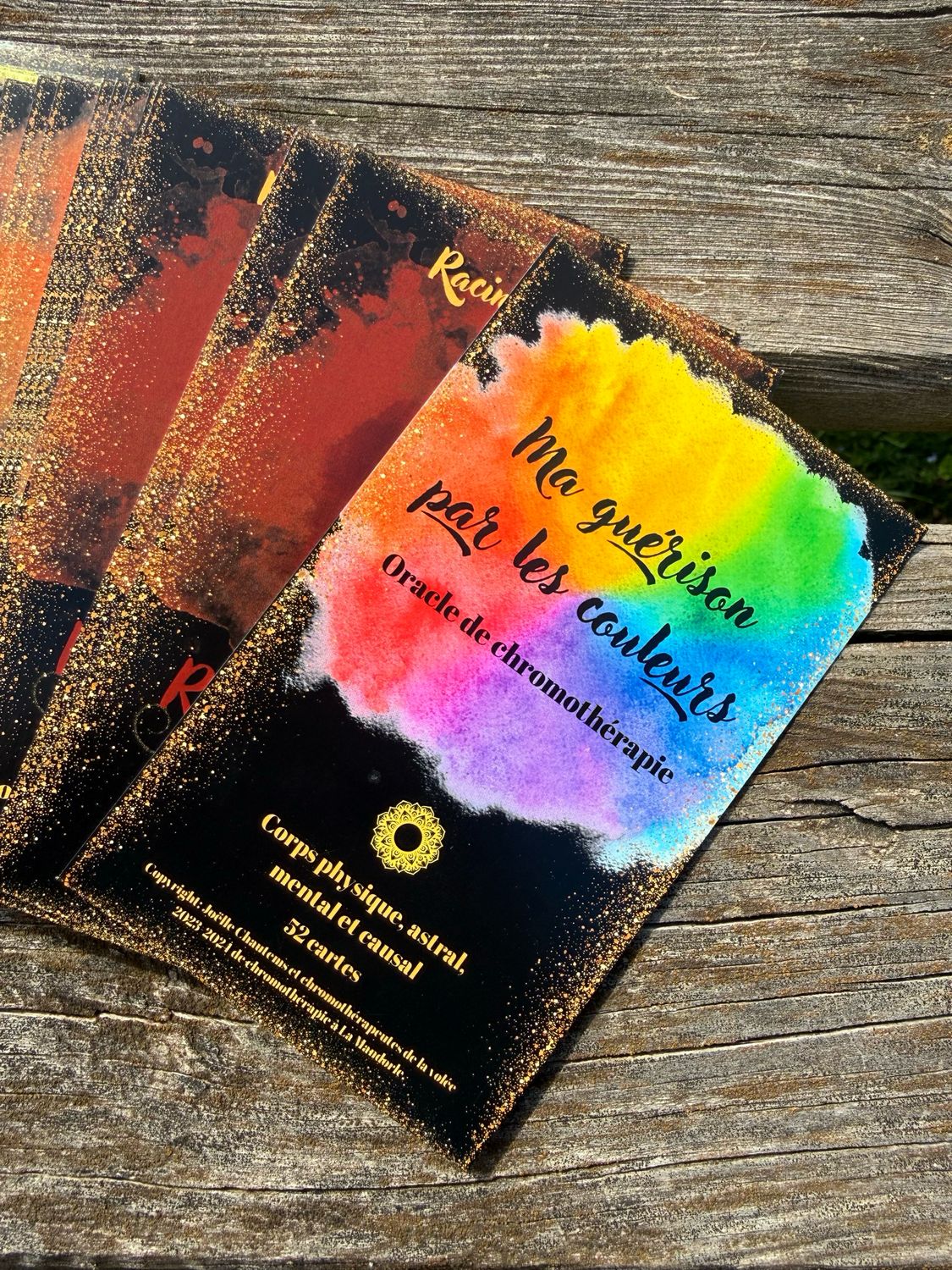 Oracle de soins énergétiques par les couleurs 48 cartes