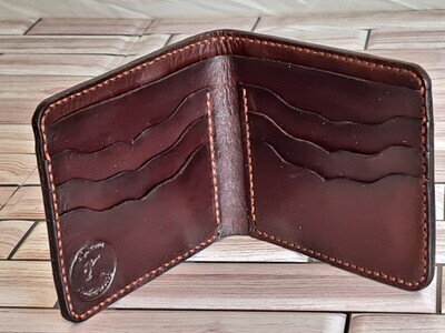 Mahogany Dyed Leather Wallet