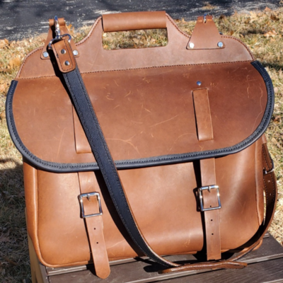 Leather Messenger Bag