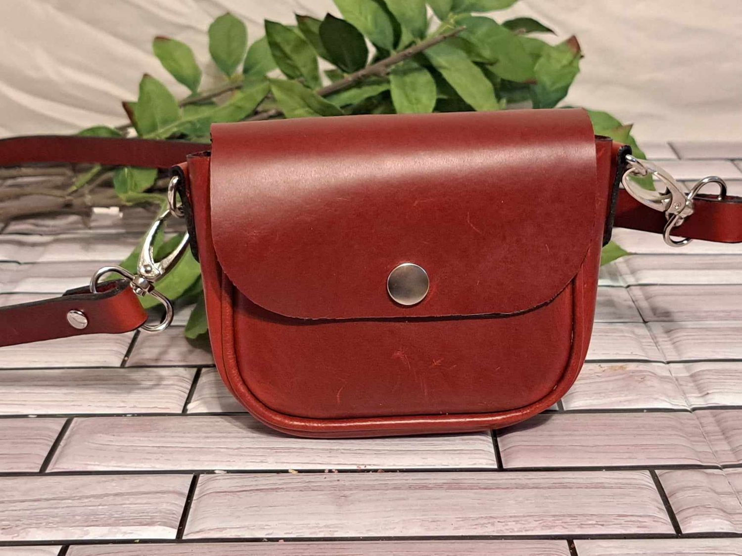 Handmade Leather Purse for Kids