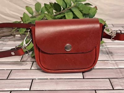 Handmade Leather Purse for Kids