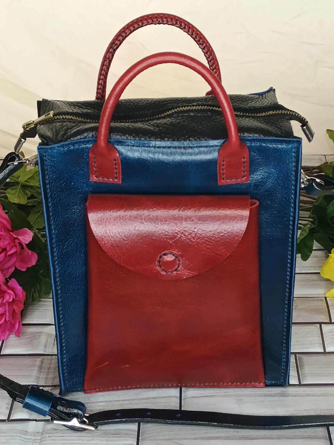 Colorful Multi-Pocket Purse