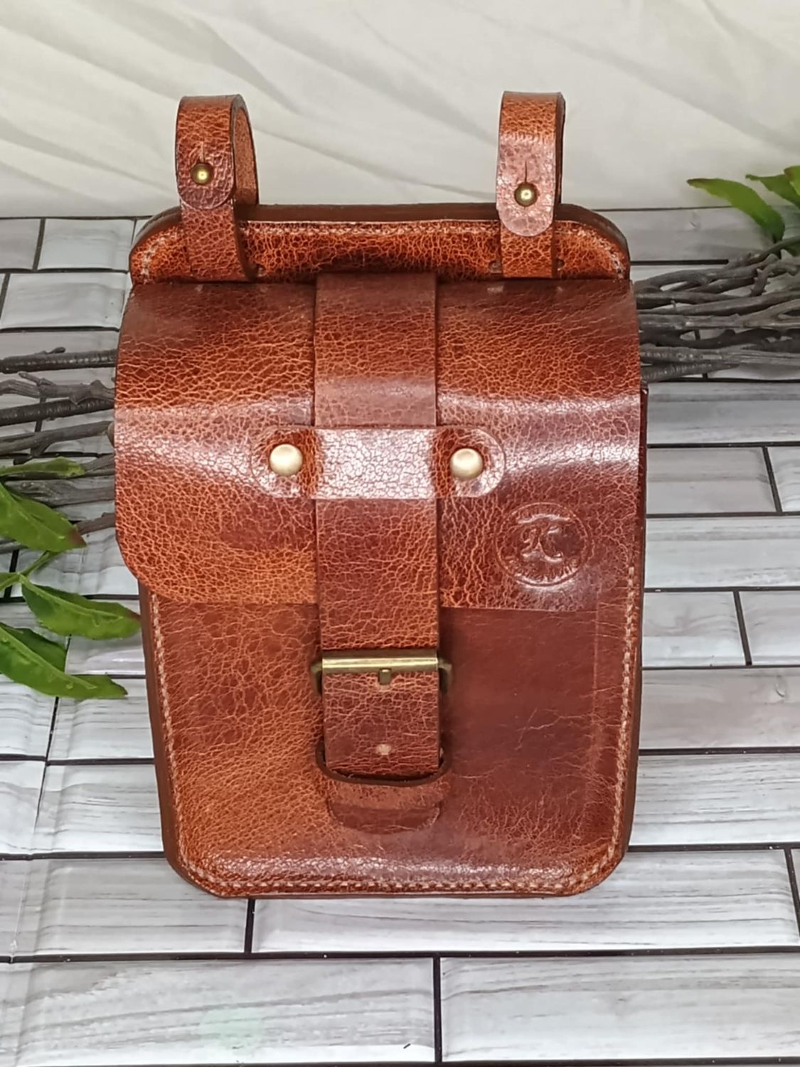 ​Leather Hip Bag + Belt Set