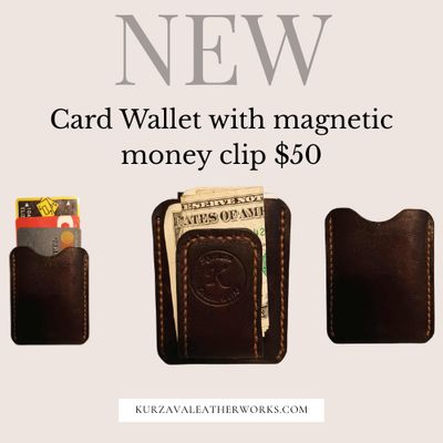 Card Wallet with Magnetic Money Clip